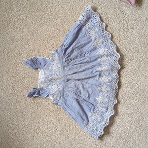 GAP Blue Eyelet Dress